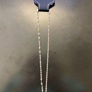 20” sterling silver chain
